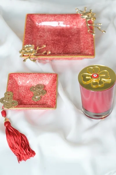 Γούρι 2026 Κερί Red Christmas