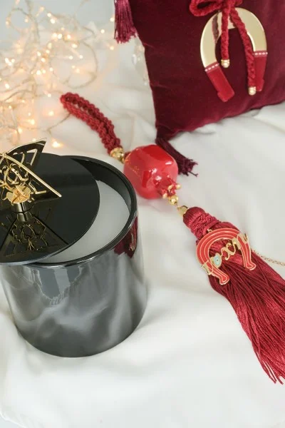 Γούρι 2026 Πέταλο Κόκκινο Μαξιλαράκι