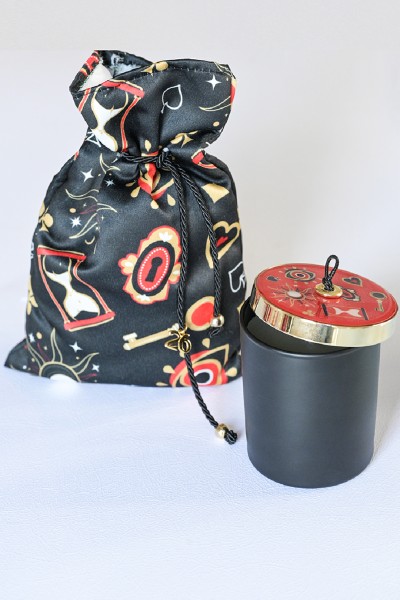 Γούρι 2026 Αρωματικό Κερί σε Πουγκί