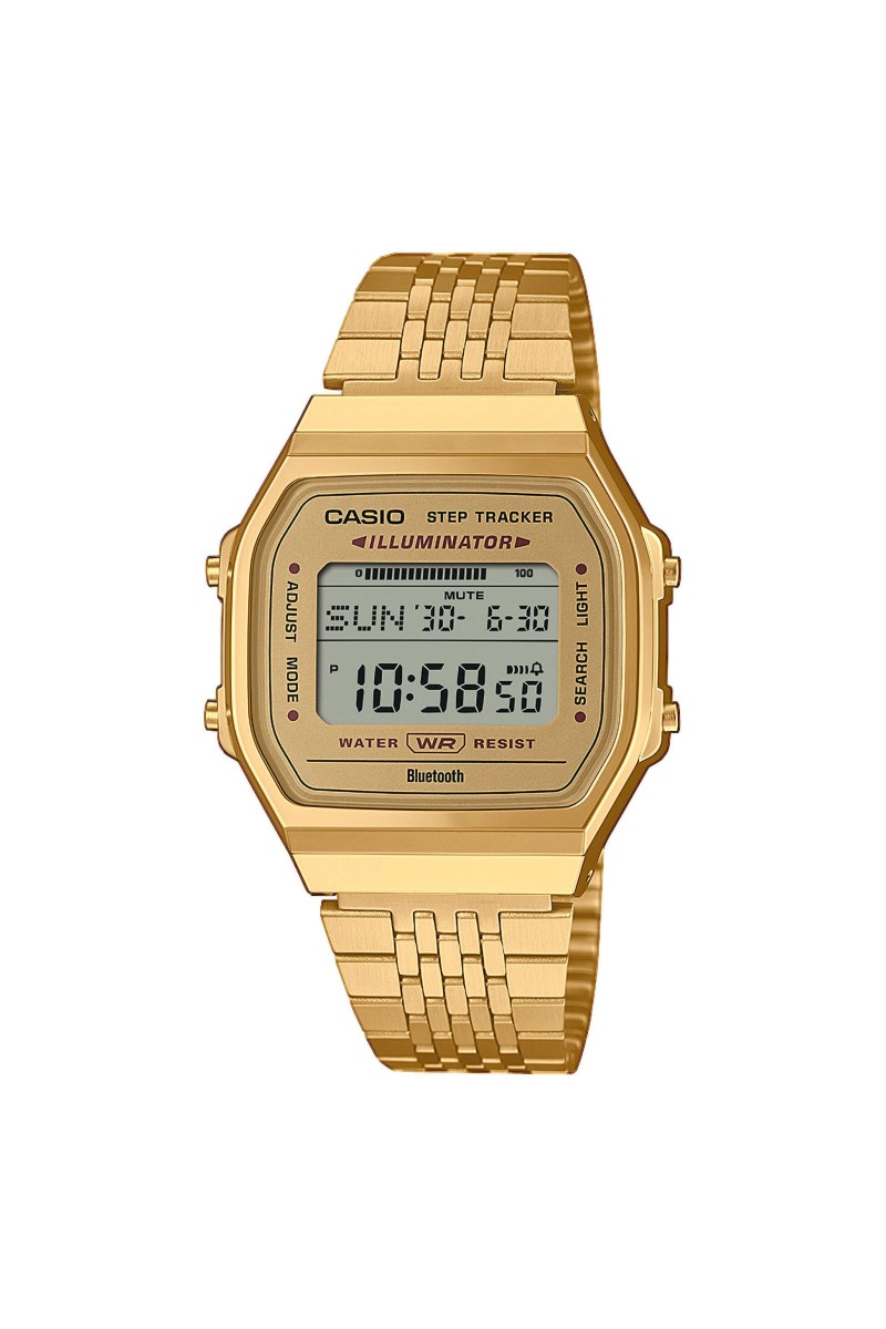 Casio Digital Gold Stainless Steel Bracelet ABL100WEG9AEF