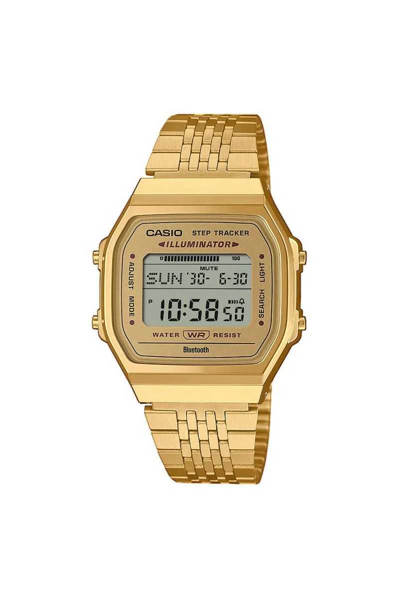Casio Digital Gold Stainless Steel Bracelet ABL100WEG9AEF