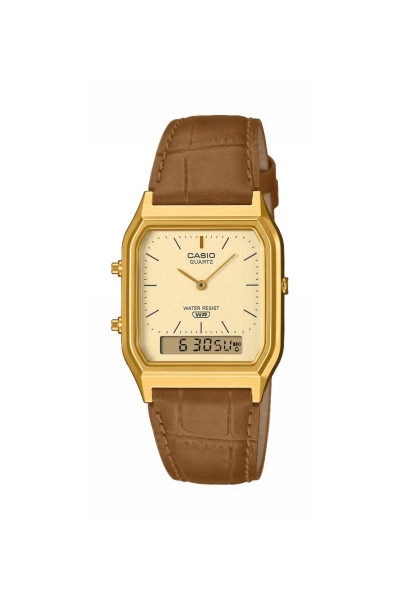 Casio Anadigi Leather Strap AQ230EGL9AEF
