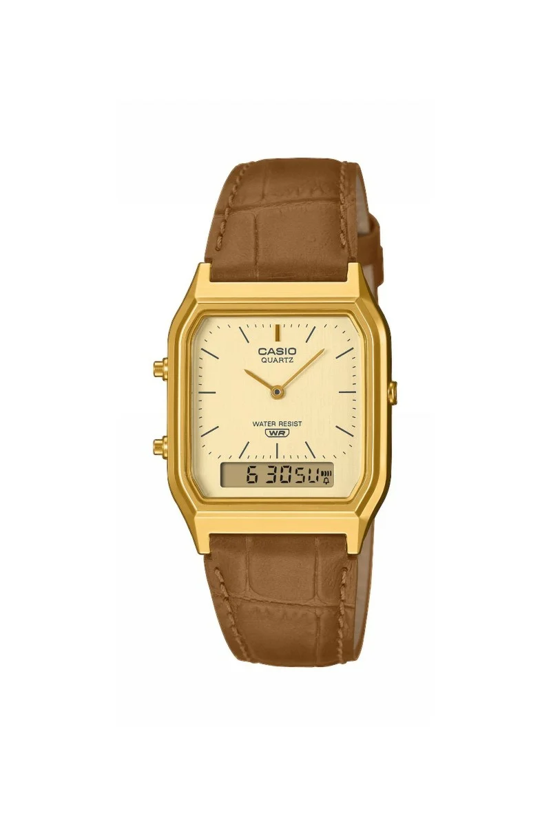 Casio Anadigi Leather Strap AQ230EGL9AEF