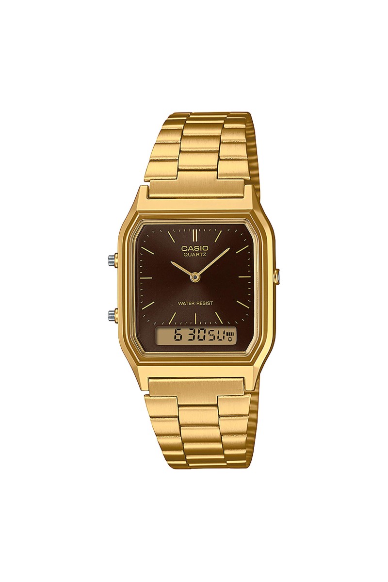 Casio Anadigi Gold Stainless Steel AQ-230GA-5AMQYES