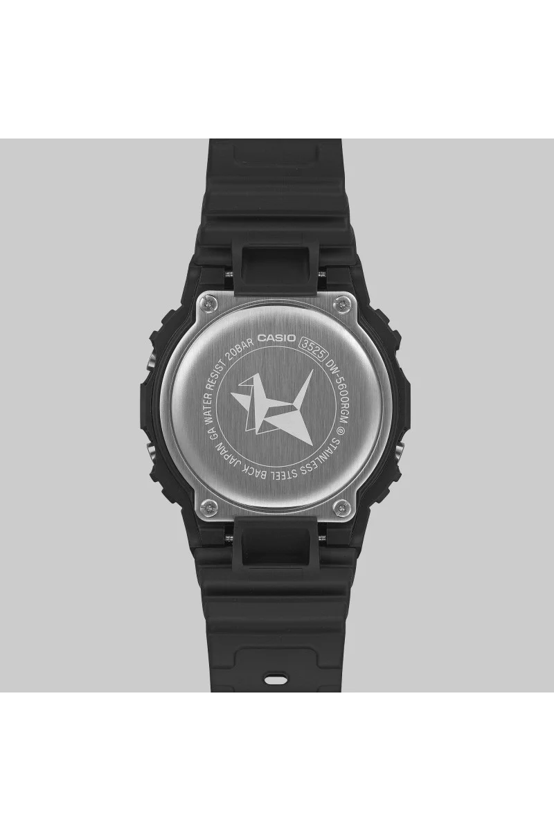 Casio Gshock Black Rubber Strap DW-5600RGM-1ER