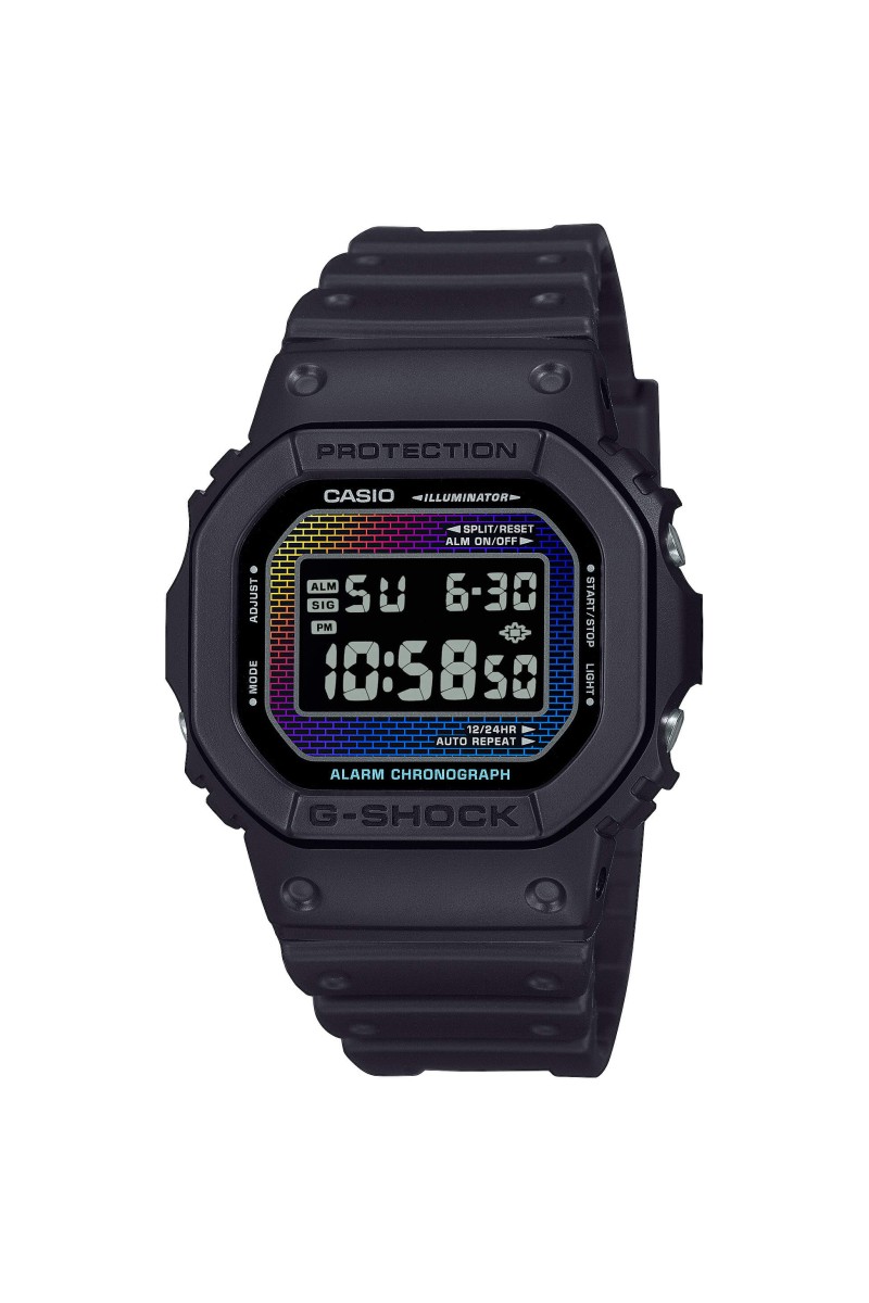 Casio Gshock Black Rubber Strap DW-5600RW-1ER