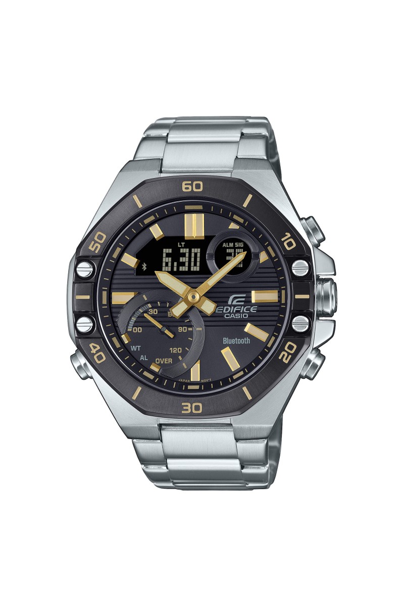 Casio Edifice Black Stainless Steel ECB-10DB-1A9EF