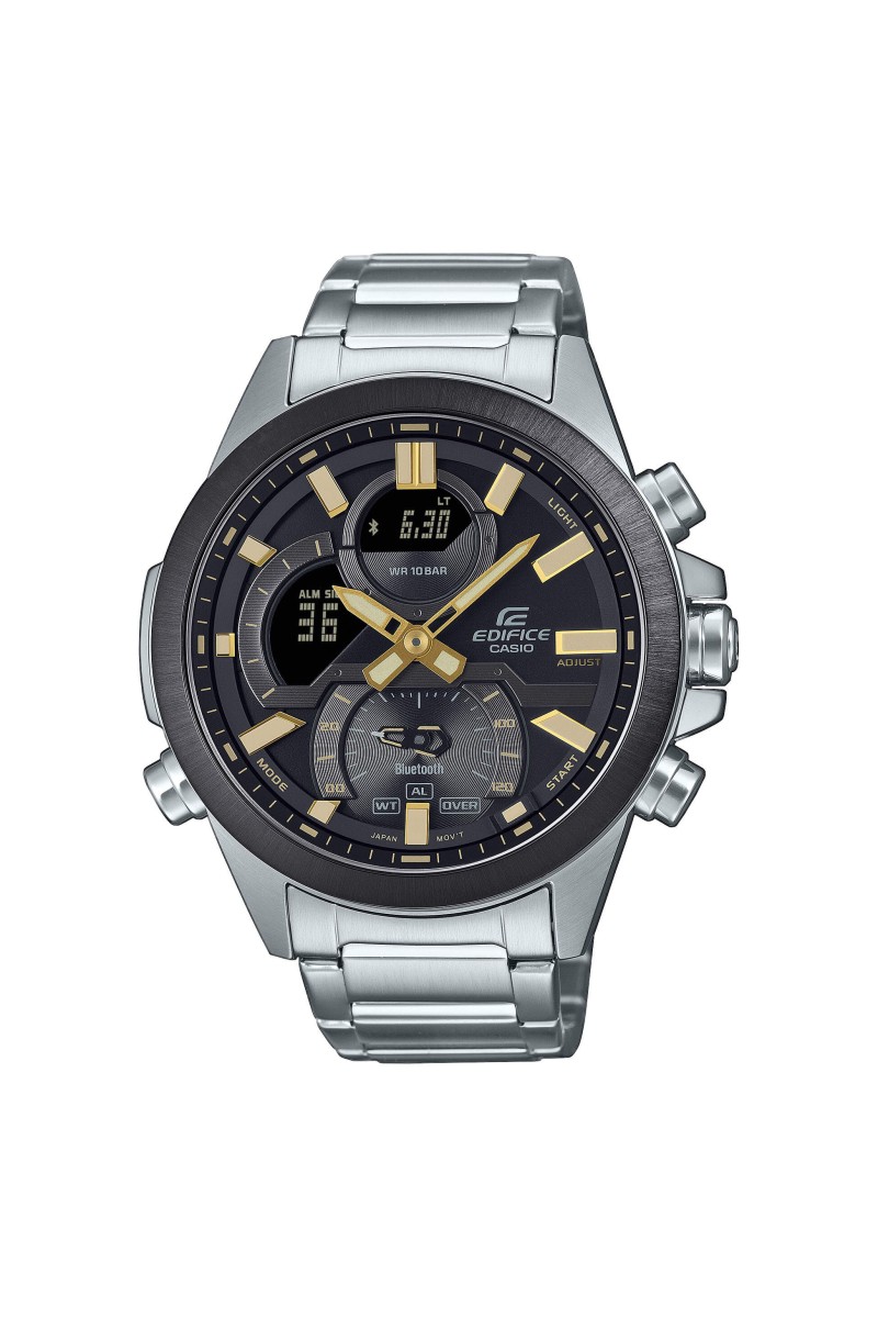 Casio Edifice Black Stainless Steel ECB-30DB-1A9EF