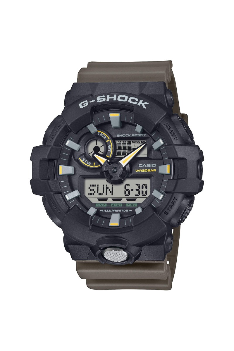 Casio Gshock Anadigi Rubber Strap GA-710TU-1A3ER