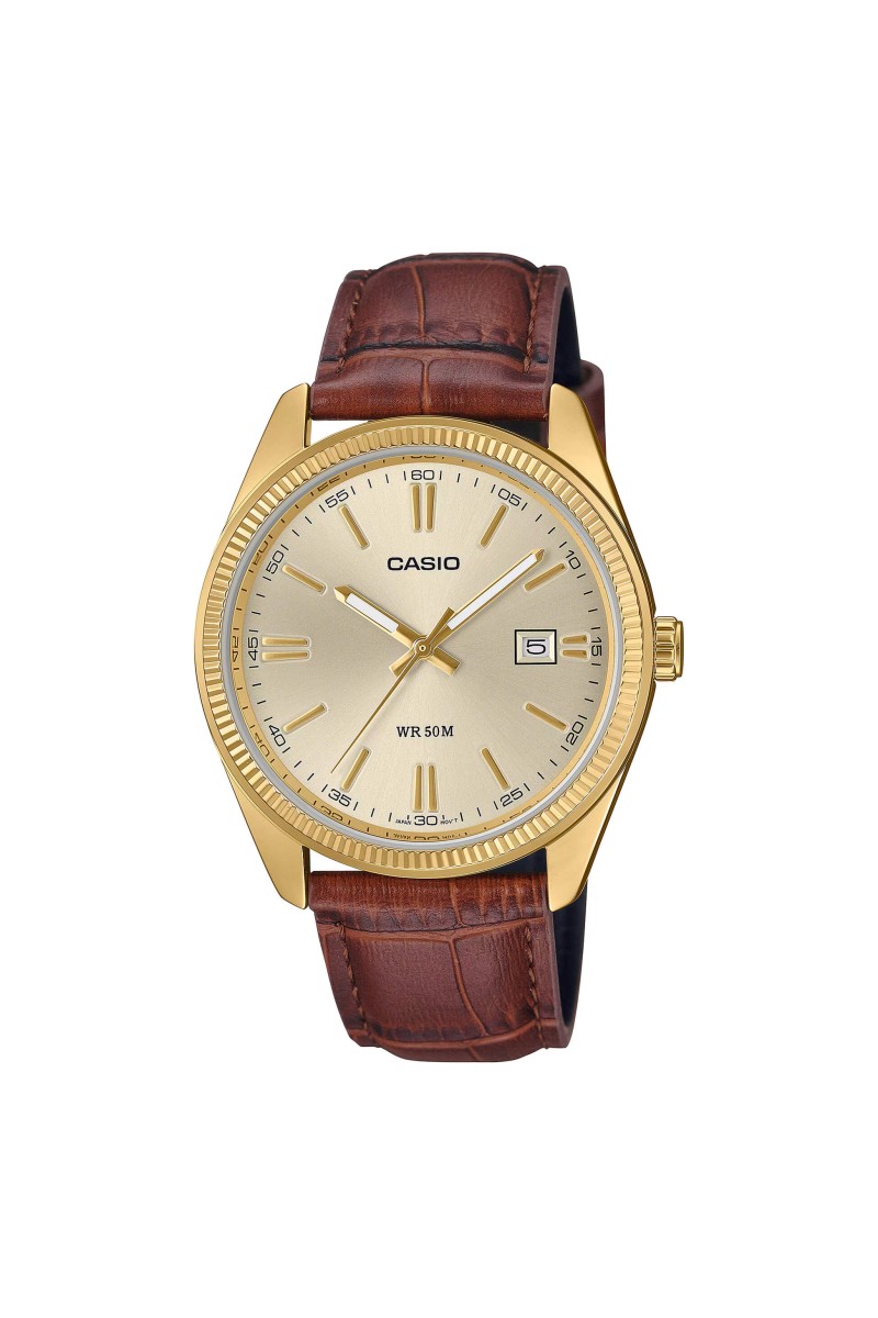 Casio Standard Leather Strap MTP-1302PGL-9AVEF