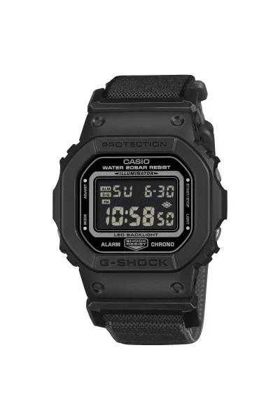 Casio Gshock Black Fabric Strap DW-5600MNC-1ER