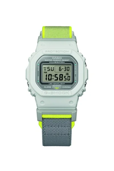 Casio Gshock White Fabric Strap DW-5600MNC-7A8ER