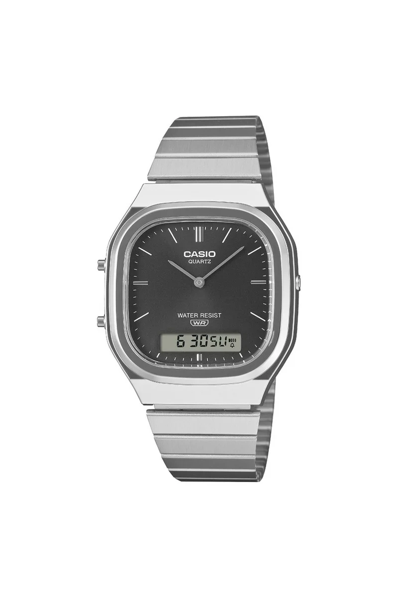 Casio Anadigi Silver Stainless Steel AQ-240E-1AEF