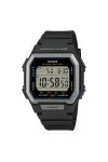 Casio Standard Black Rubber Strap W-738H-1AVEF