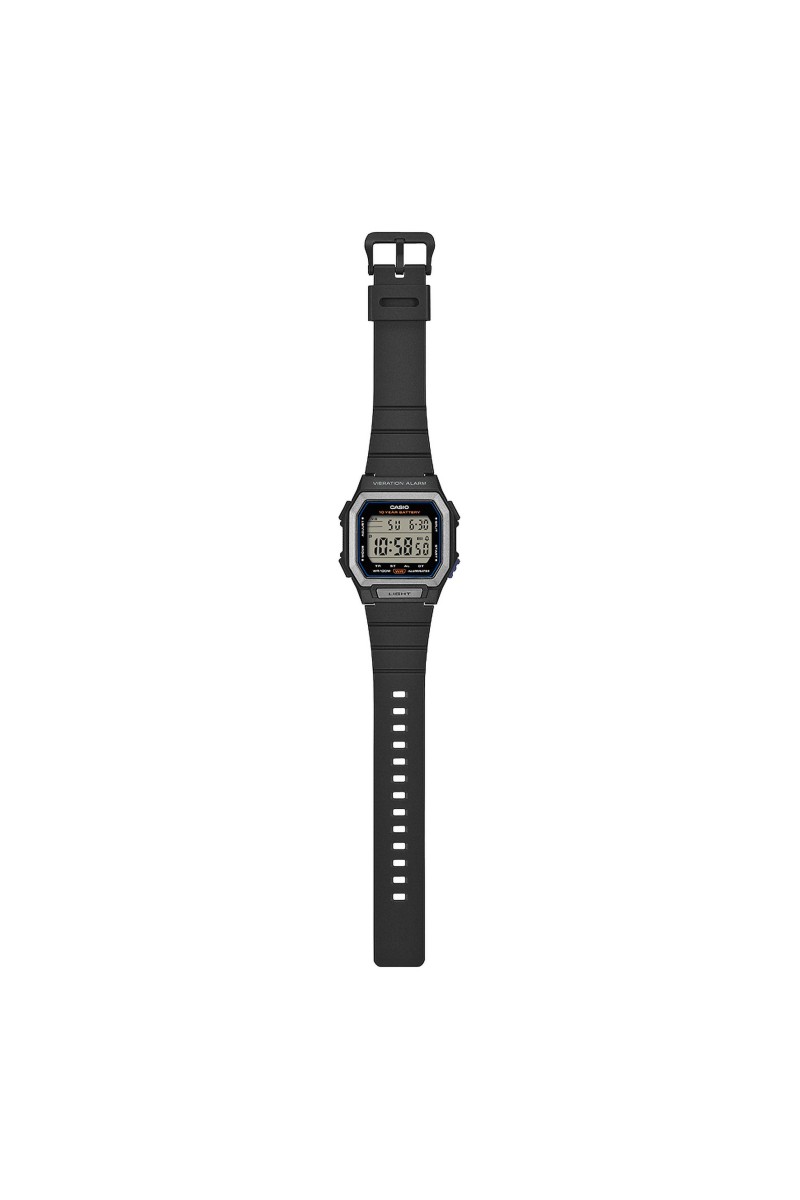 Casio Standard Black Rubber Strap W-738H-1AVEF