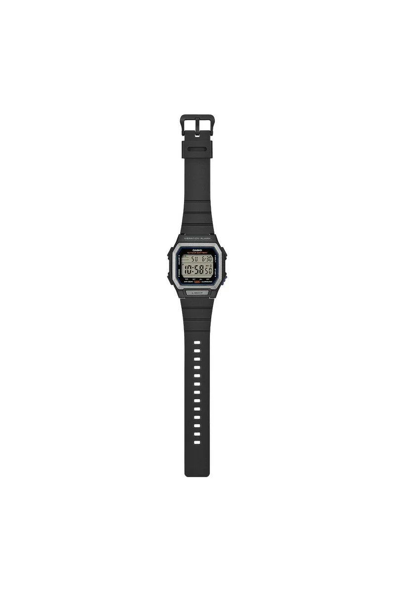 Casio Standard Black Rubber Strap W-738H-1AVEF