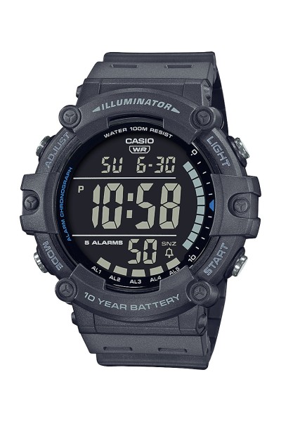 Casio Standard Black Rubber Strap AE-1500WH-8BVEF