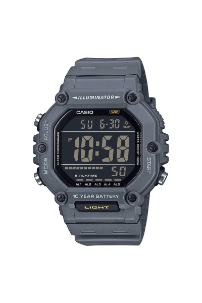 Casio Standard Grey Rubber Strap AE-1600H-8BVEF