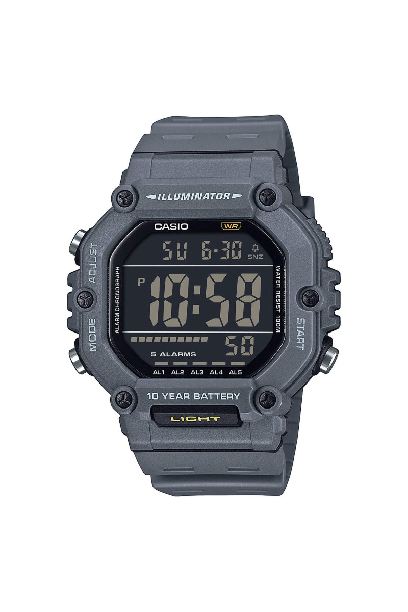 Casio Standard Grey Rubber Strap AE-1600H-8BVEF