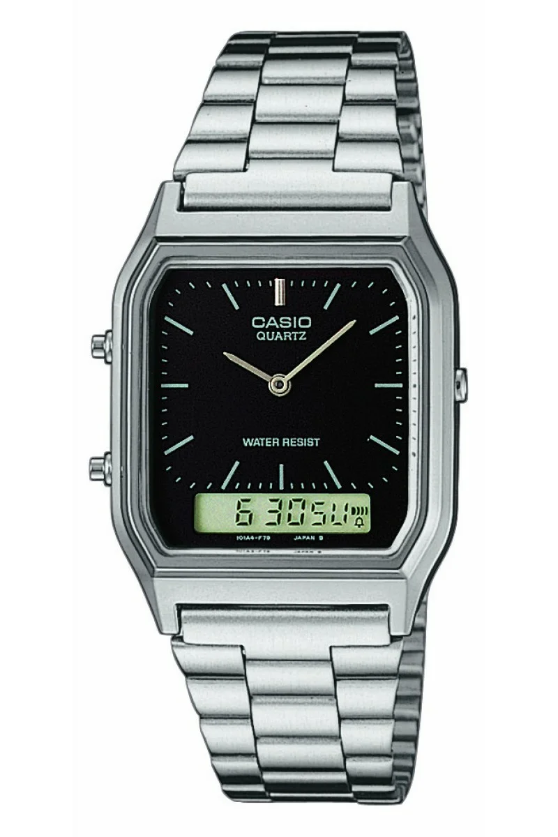 Casio Anadigi Silver Stainless Steel AQ-230A-1DMQYES