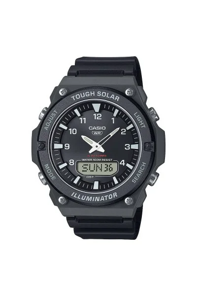 Casio Standard Black Rubber Strap AQ-S820W-1AVEF