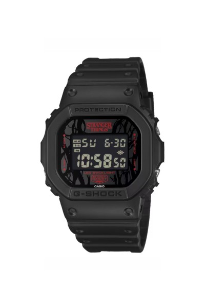 Casio Gshock Black Rubber Strap DW-5600STT-1ER