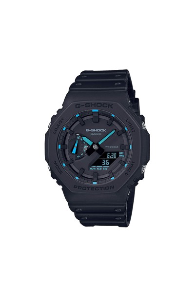 Casio Gshock Black Rubber Strap GA-2100-1A2ER