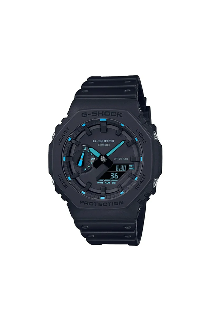 Casio Gshock Black Rubber Strap GA-2100-1A2ER