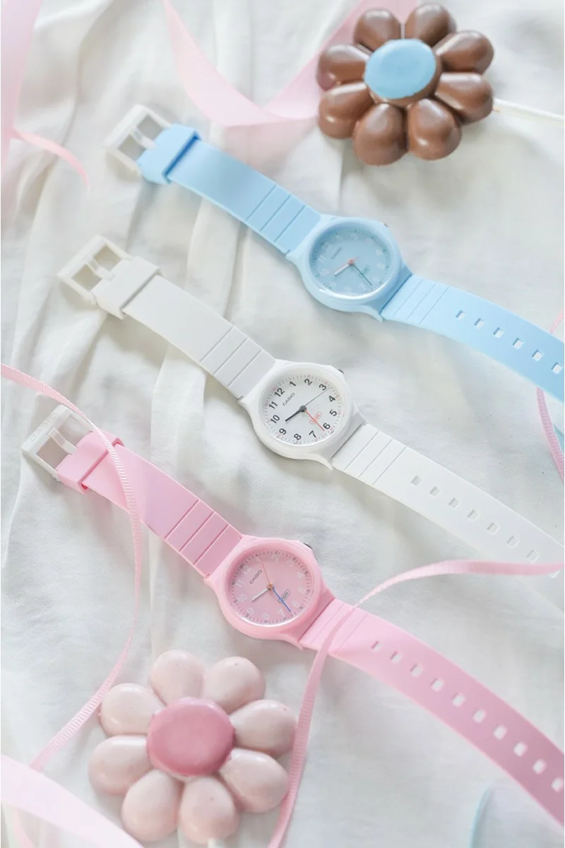 Casio Standard Blue Rubber Strap LQ-24B-2BEF