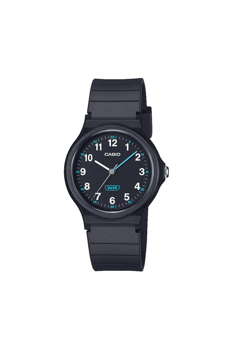 Casio Standard Black Rubber Strap LQ-24B-1BEF