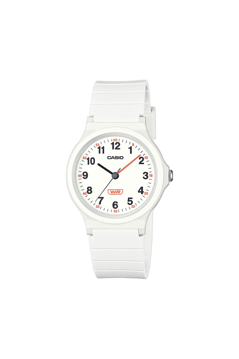 Casio Standard White Rubber Strap LQ-24B-7BEF