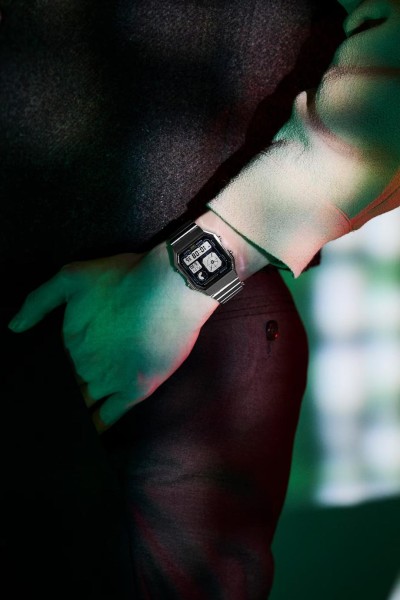 Casio Digital Stainless Steel A-130WE-1AEF