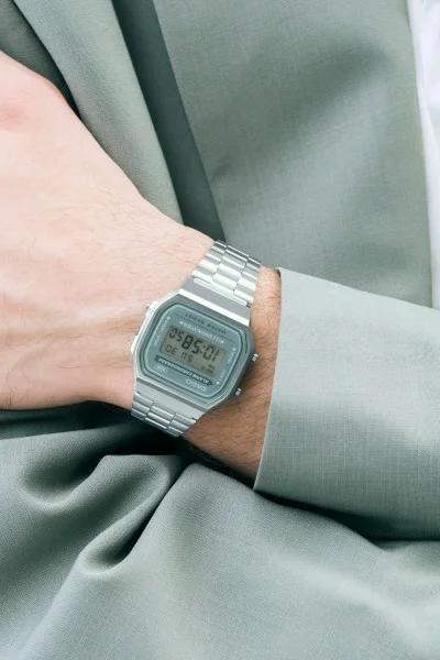 Casio Digital Stainless Steel A-168WA-3AYES