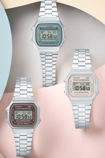Casio Digital Stainless Steel A-168WA-5AYES