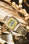 Casio Digital Gold Stainless Steel Bracelet A-168WG-9EF