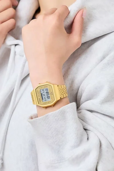 Casio Digital Gold Stainless Steel Bracelet ABL100WEG9AEF