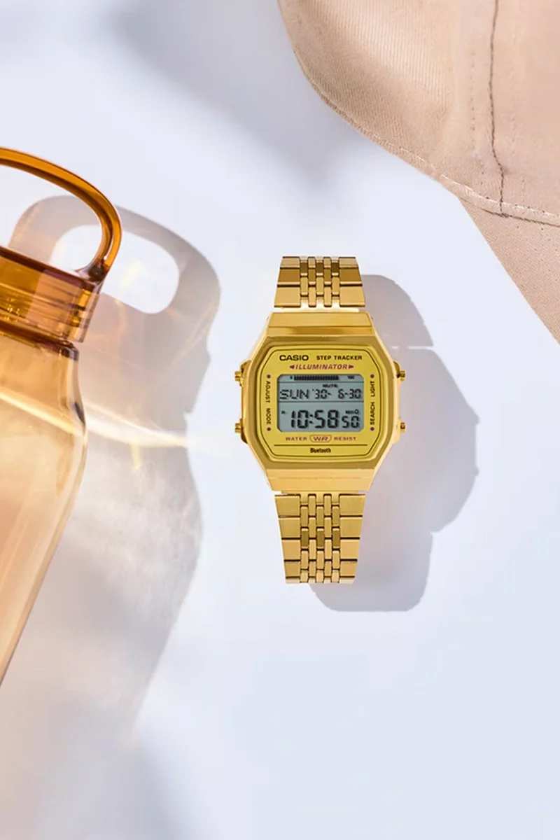 Casio Digital Gold Stainless Steel Bracelet ABL100WEG9AEF