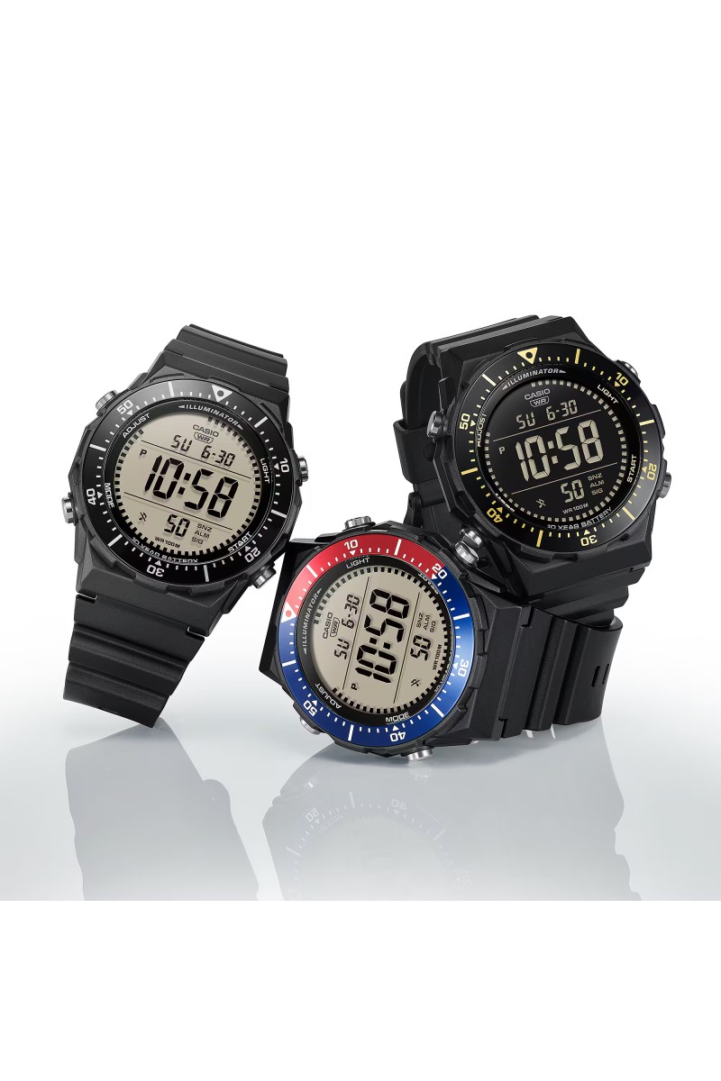 Casio Standard Black Rubber Strap AE-1700H-1BVEF