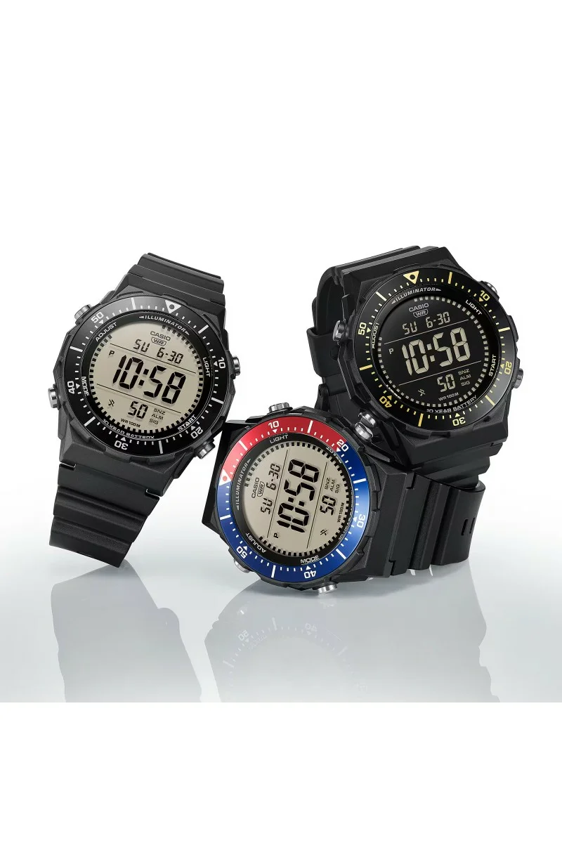 Casio Standard Black Rubber Strap AE-1700H-1AVEF