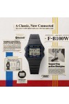 Casio Standard Black Rubber Strap F-B100W-1AEF