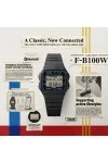 Casio Standard Black Rubber Strap F-B100W-1AEF
