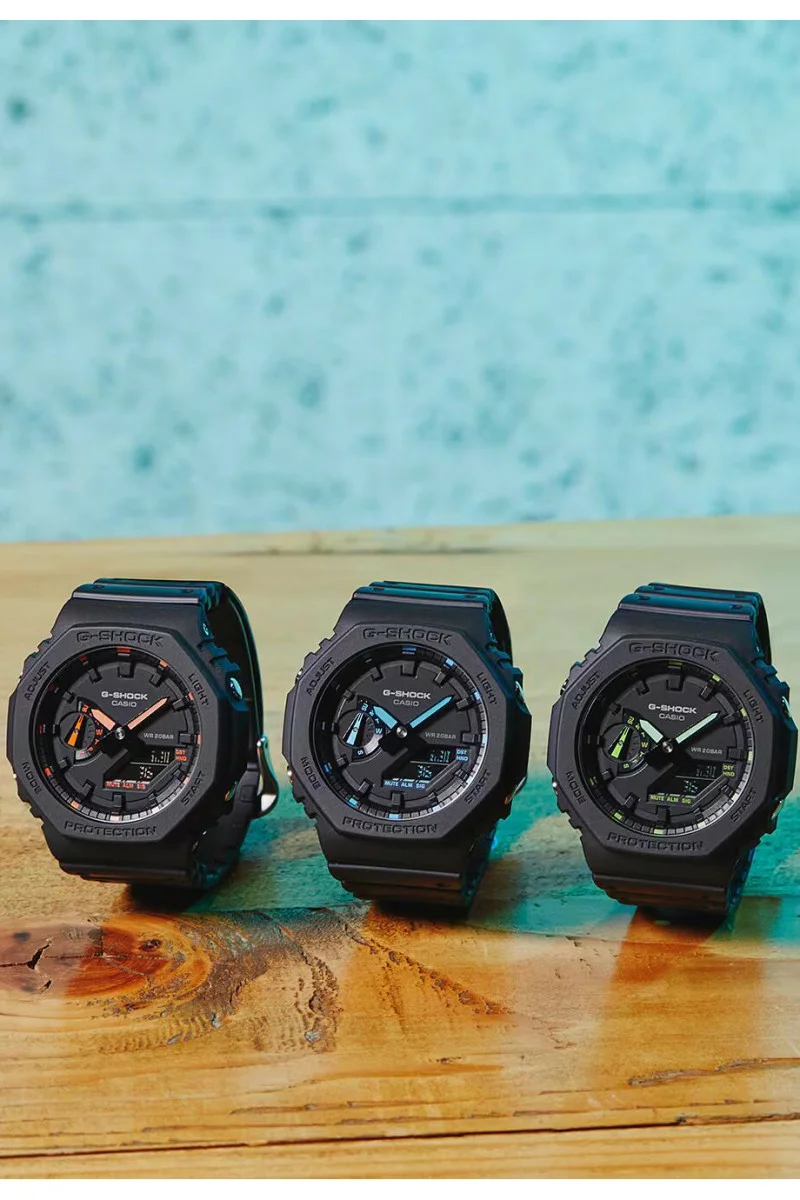 Casio Gshock Black Rubber Strap GA-2100-1A2ER