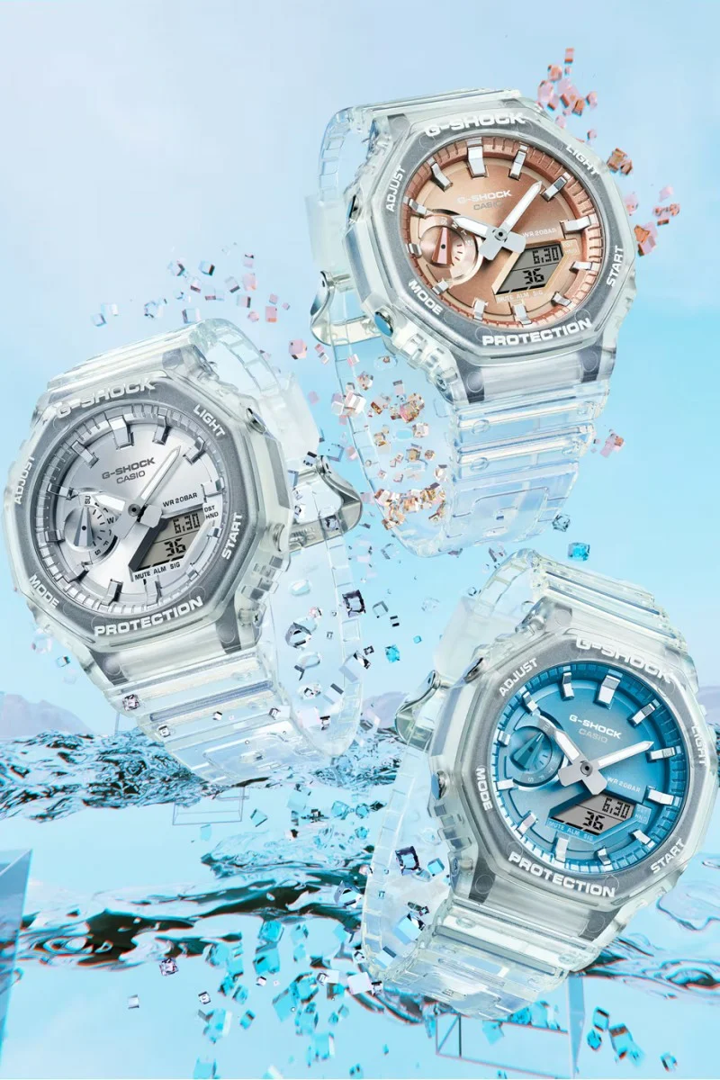 Casio Gshock Anadigi Rubber Strap GA-2100BM-7A5ER