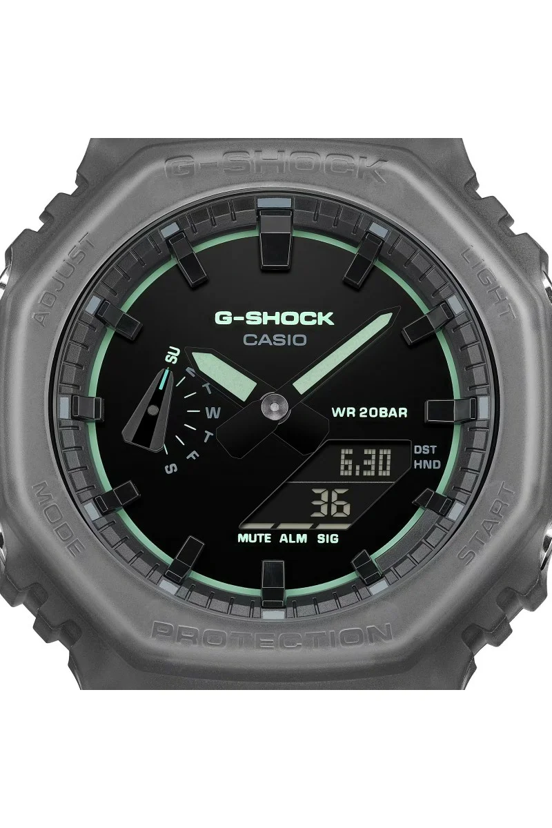 Casio Gshock Anadigi Rubber Strap GA-2100K-1AER