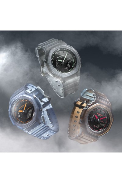 Casio Gshock Anadigi Rubber Strap GA-2100K-1AER