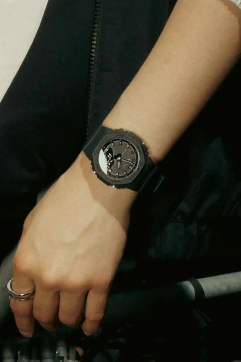 Casio Gshock Black Rubber Strap GMA-P2100BB-1AER