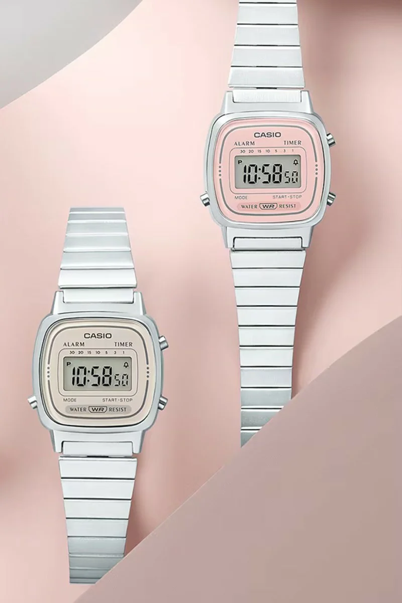 Casio Digital Stainless Steel LA-670WEA-8AEF