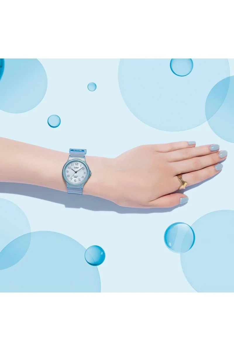 Casio Standard Blue Rubber Strap MQ-24S-2BEF
