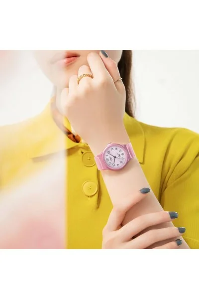 Casio Standard Pink Rubber Strap MQ-24S-4BEF