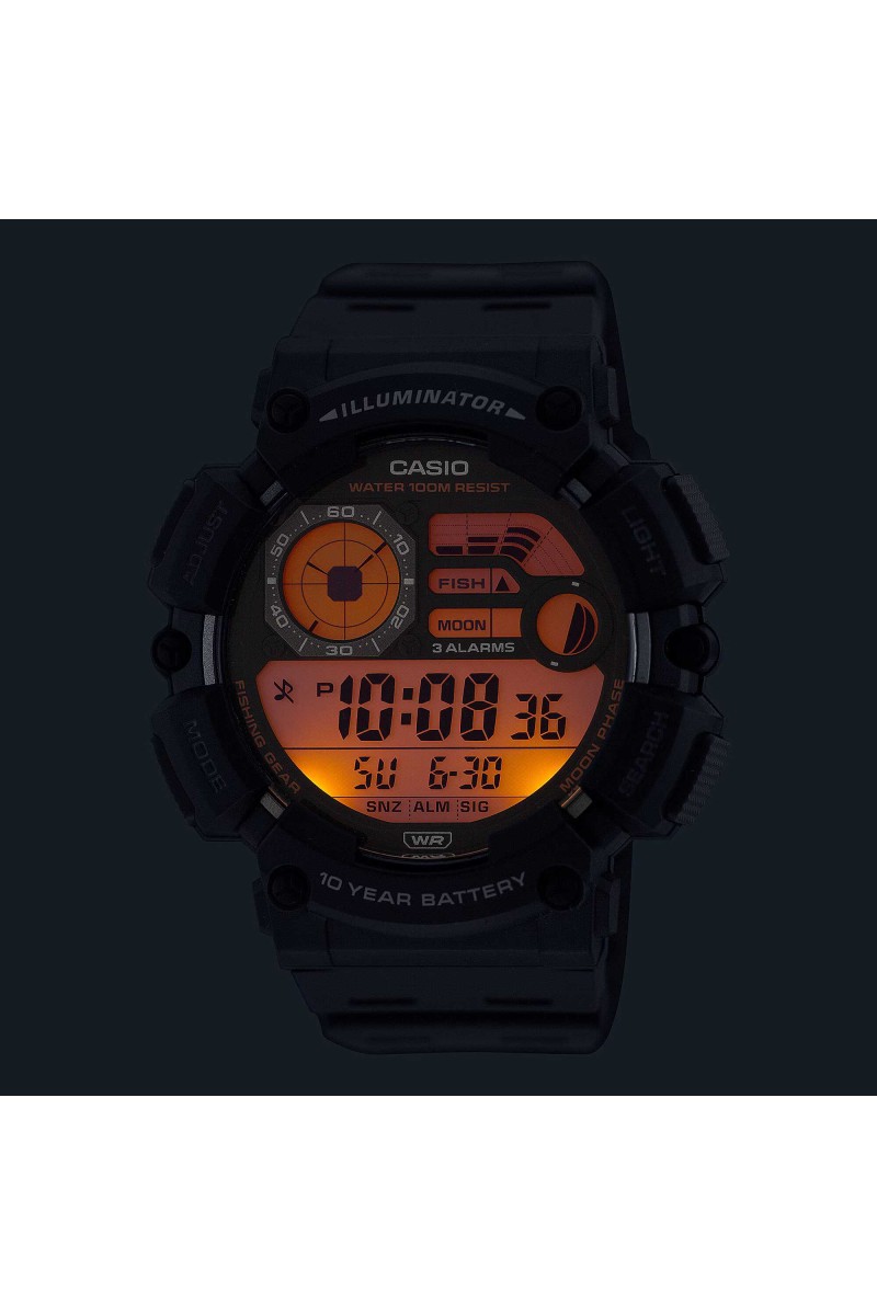 Casio Standard Rubber Strap WS-1500H-1AVEF